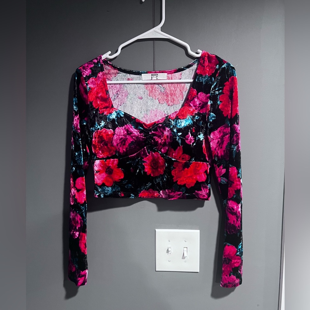 Madden NYC floral crop top